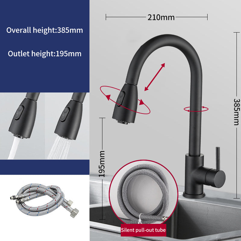 Stainless Steel Pull Faucet