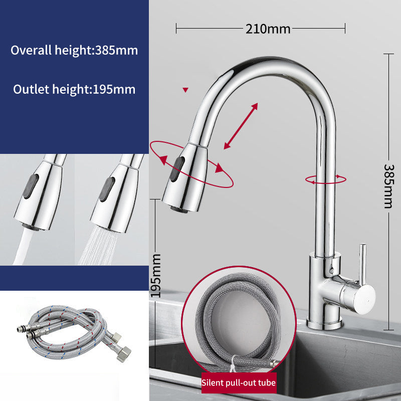 Stainless Steel Pull Faucet