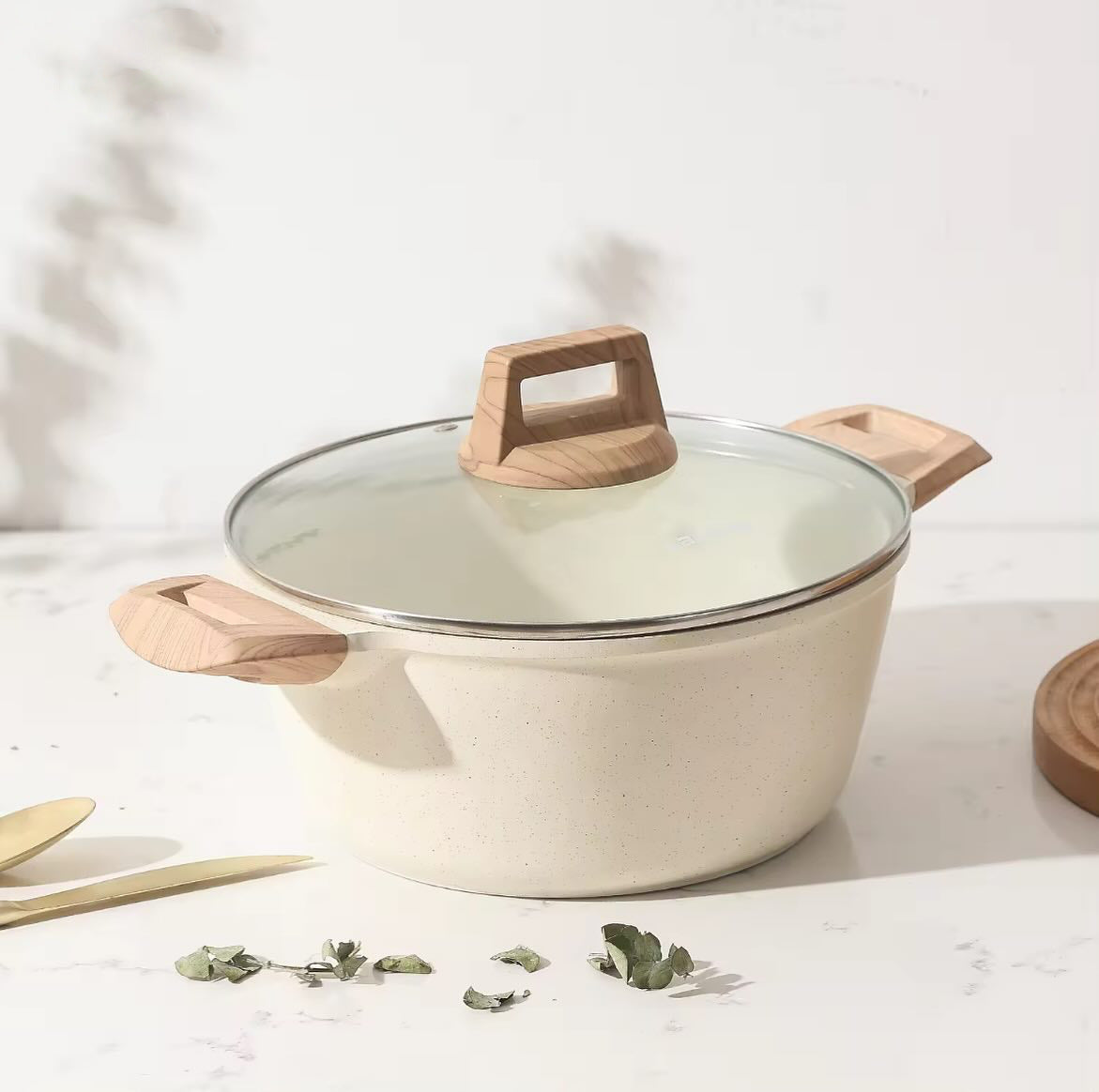 Non-Stick Marble Pot Set.
