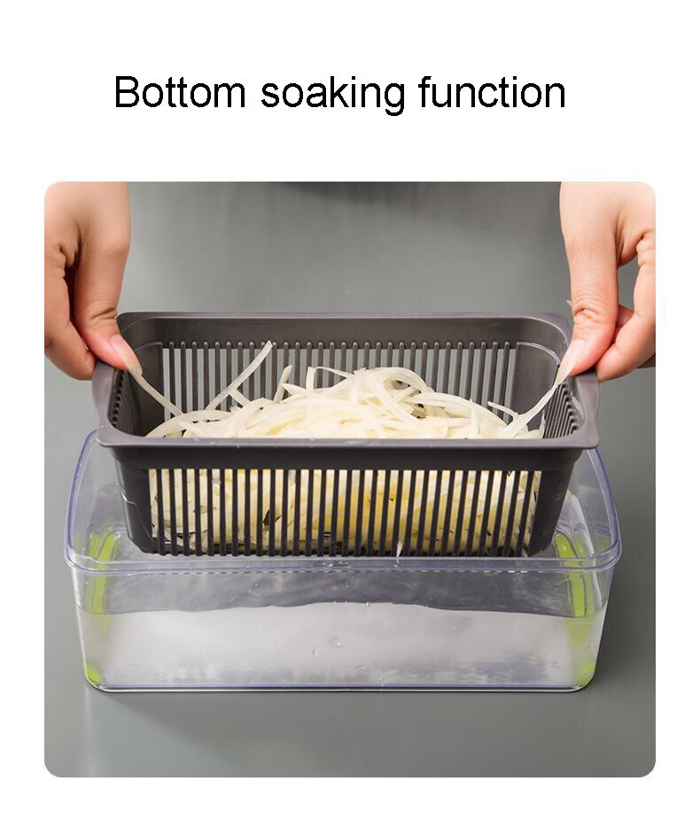 Multifunctional Mandoline Slicer Basket.