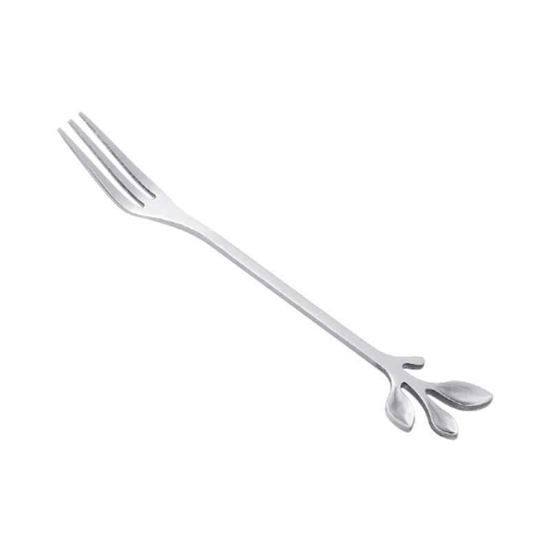 Stainless Steel Leaf Spoon Fork.